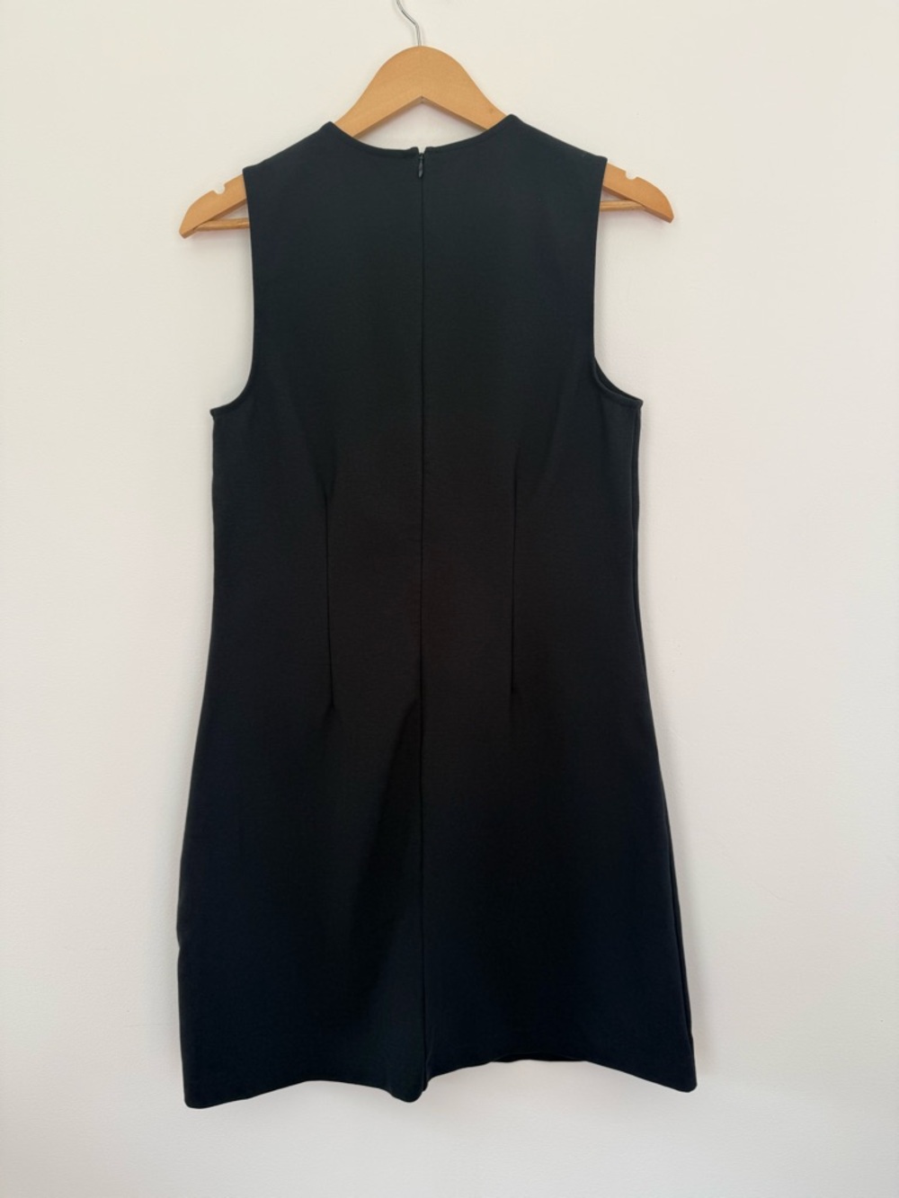 NWT Everlane The Dream ‘90s Shift Dress LBD Mini Sleeveless Stretchy Size L - Picture 4 of 13